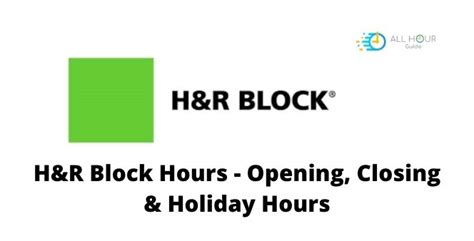 h&r block hours